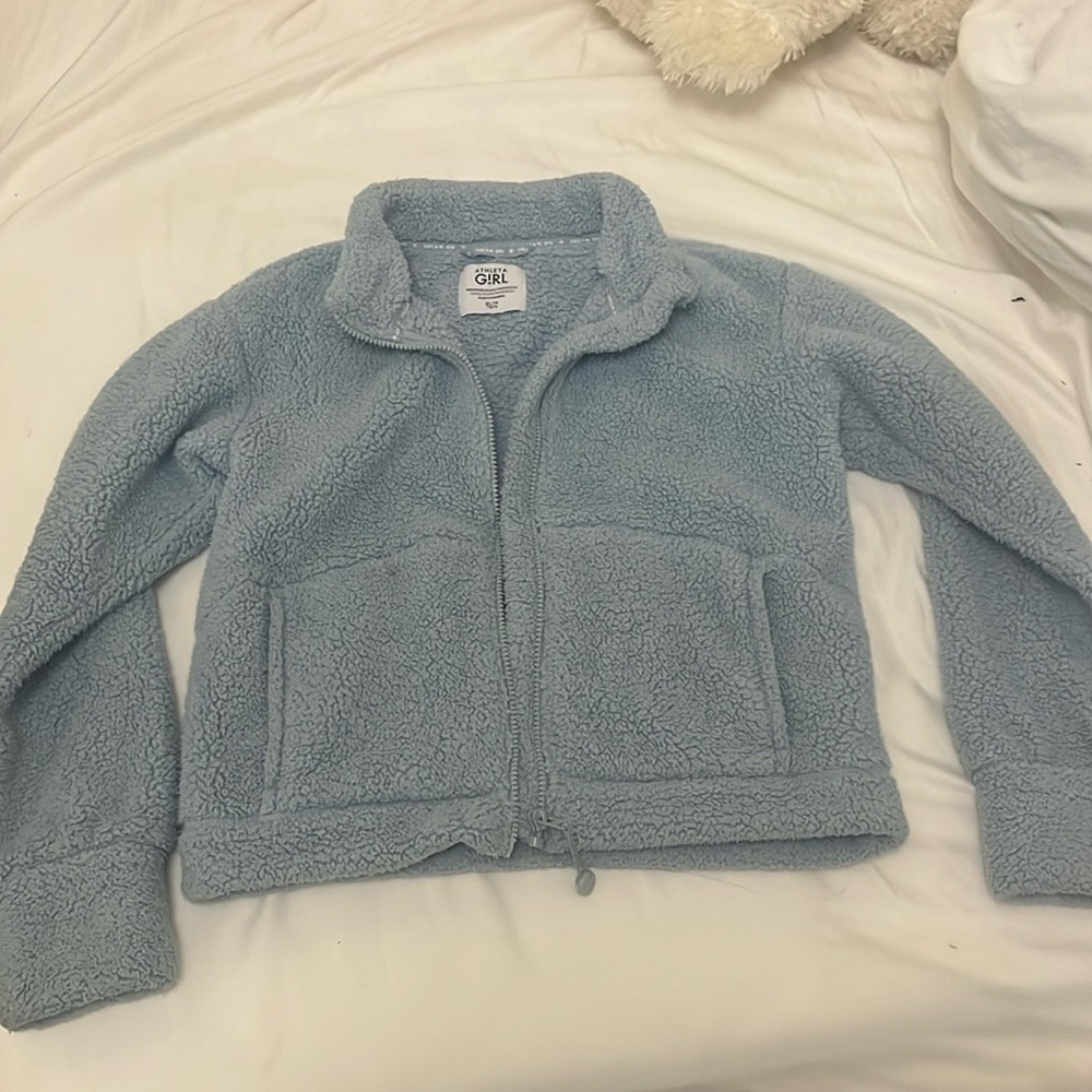 Athleta girl jacket with thumb holes